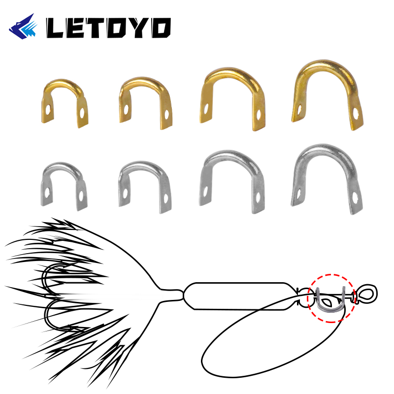Fishing Lure Spinnerbait - LETOYO 100 pz Cerotti Piegato a
