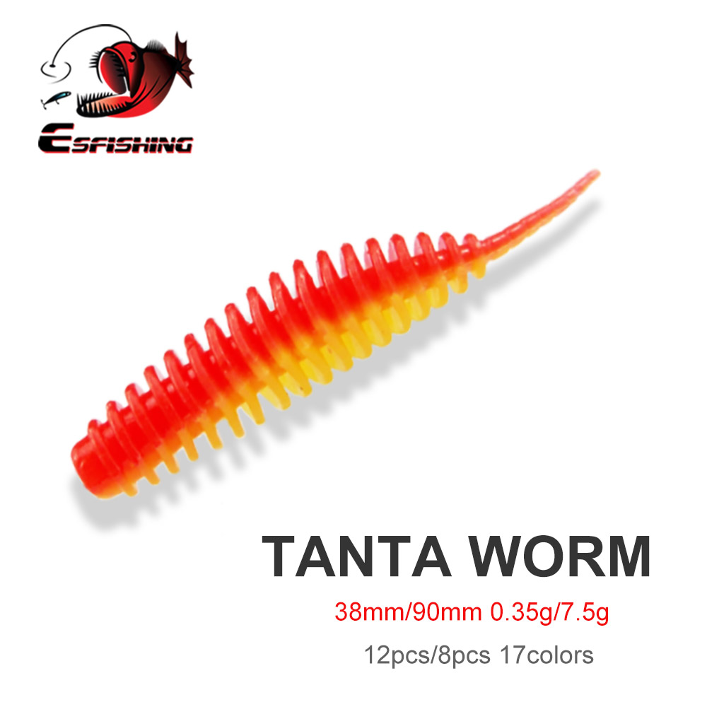 Fishing Lure Swimbait - ESFISHING Esca Artificiale a Verme Tanta