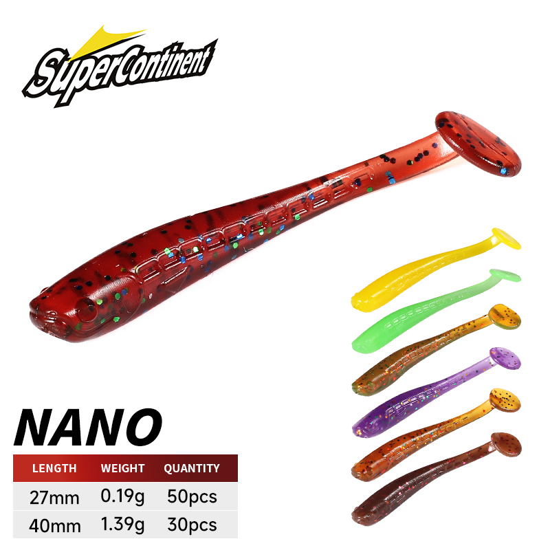 Fishing Lure Soft Plastic - Esca morbida supercontinente nuovo ciprinidi 4