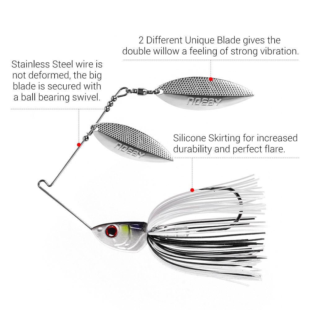 Noeby Spinnerbait 10.5g 14g 21 - Fishing Lure Swimbait recensione e prezzo