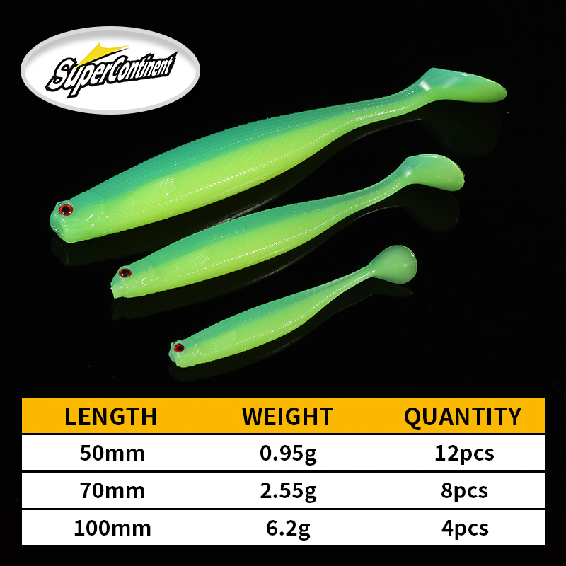 2022 Supercontinente ShadTeez  - Fishing Lure Soft Plastic recensione e prezzo